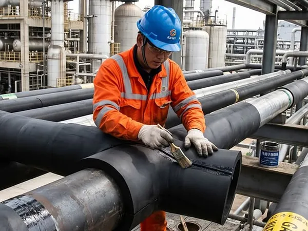 Petrochemical Plant Pipe Network