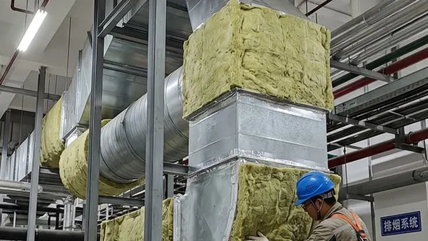 Shopping Center Smoke Exhaust Ducts