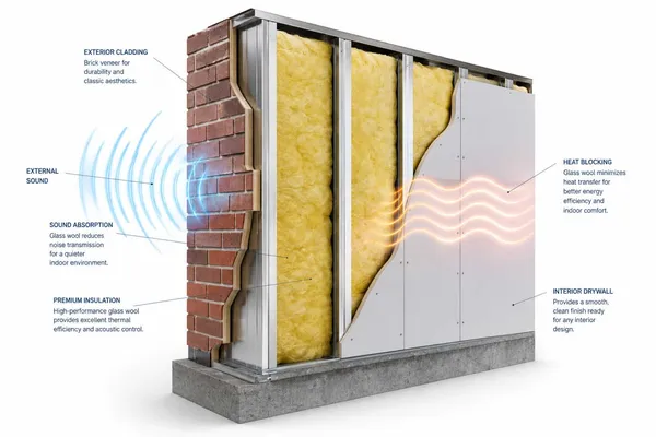 How to Maximize the Thermal and Acoustic Performance of Glass Wool