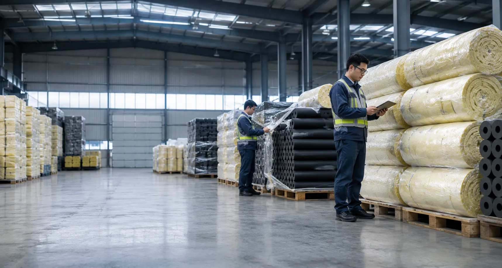 Glass Wool Vacuum Packaging