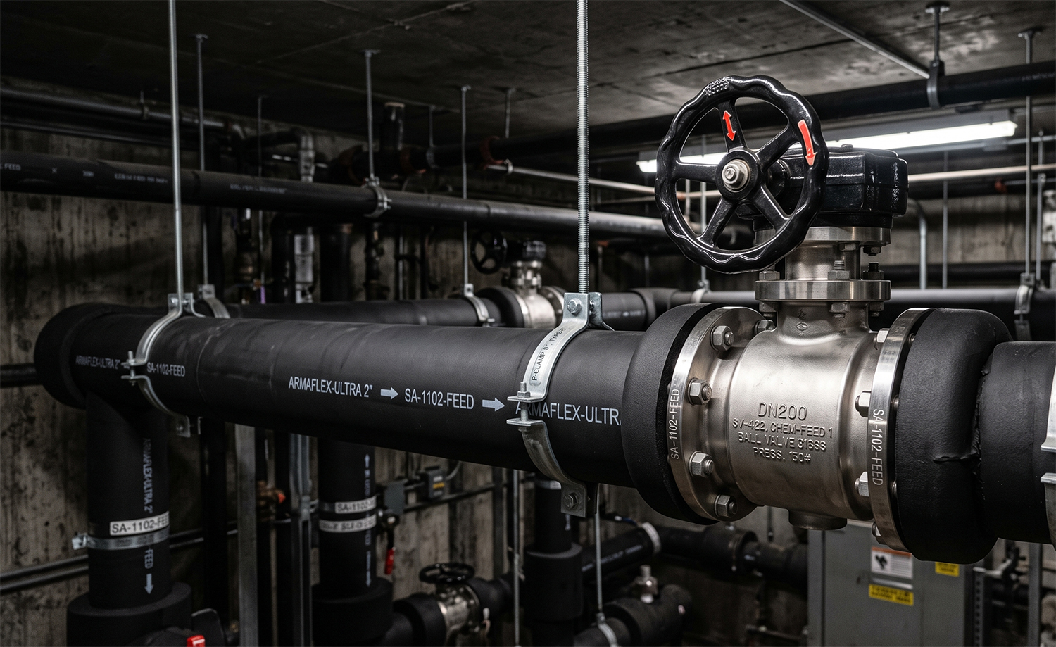 Petrochemical Refining High and Low Temp Piping